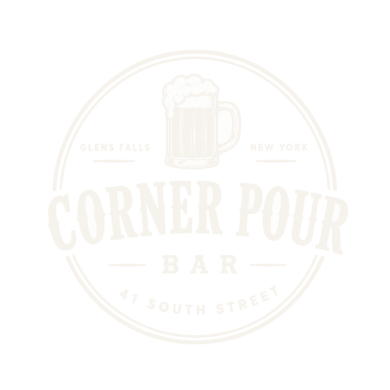 Corner Pour Bar — 41 South Street, Glens Falls, New York
